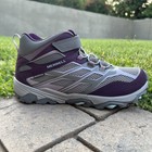 Merrell Moab Big Kid Girl Hiking Boots Camping Waterproof Trails Periwinkle