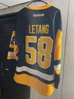 Pittsburgh Penguins Kris Letang Jersey -officially Licensed Reebok nhl- Large