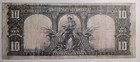 1901  10 Bison Legal Tender Note Only Lightly Circulated No Problems