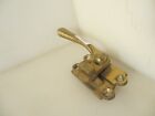 Antique Brass Sash Window Latch Lock Catch Old Lever Handle Beehive Victorian