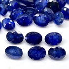 6 Pcs Natural Blue Sapphire 8x6mm Oval Cut Loose Gemstones Wholesale Lot