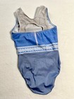 Suni Lee Gk Elite Leotard Gymnastics Mediterranean Sea Leo Sequin Bling Size  Cm