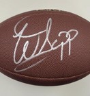Warren Sapp Signed Replica Nfl Football Autograph Raiders Bucs Hof   Beckett Bas