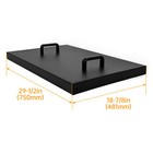 28  Hinged Lid Griddle Cover For Blackstone Griddle W  Rear Grease Collection