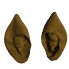 Werewolf Latex Pointed Ears-brown Elf Ogre Hobbit Goblin Monster Cosplay Costume