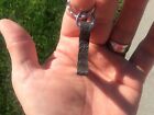 Mining Rail Keychain 1881 used In Old Gold silver Mines W letter  Rare           
