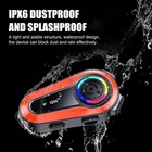 1000m Motorbike Motorcycle Helmet Intercom Bluetooth Headset Interphone W mic