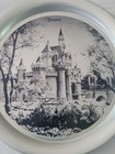 Rare Vintage 1960s Walt Disney Productions Sleeping Beauty Castle Souvenir Plate
