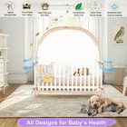 Veizxun Crib Tent Pop-up Safety Net For Babies - Mosquito   Climb-out Protection