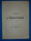 Vintage 1891 Atlas Map   City Of Lawrence  Massachusetts Antique   Authentic 