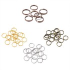 Open Jump Ring Double Loops Split Rings Connector For Jewelry Making Accessories