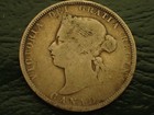 1885 Canada 25 Cents Silver Canadian 25c Quarter G   Vg