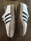 Adidas Samba Og Shoes Womens Size 9 White Black Leather Sneakers Ig9030