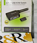 Iogear 2-port Usb Vga Cabled Kvm Switch Gcs22u  Pc  Mac  Sun