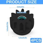 4pcs Spin Mop Replacement Parts  Bucket Clutch One Way Bearing Black