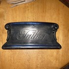 Vtg Coffin Casket Plate Plaque    father  Funeral Home Mortician