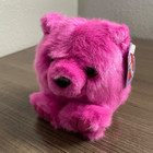 Puffkins Rosie Pink Bear Plush  1998      Vintage Collectible With Tags