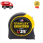 Stanley Fat Max Magnetic Tape Measure 25 Ft Measuring Tool Roll Ruler Lock New