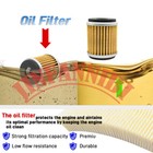 5 Packs Oil Filter O-ring Kit Set For Yamaha Yfz450 Yfz450r Yz250f Wr250f Wr450f