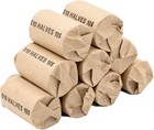 100 Half Dollar  Flat Coin Wrappers That Hold 20 Half Dollars Each  Free Ship 