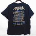 Vintage 2016 Anthrax For All Kings North American Tour Concert T Shirt Size Xl