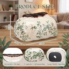 Yalikop Vintage Floral Ceramic Tissue Box Cover Chinoiserie Decorative Tissue   