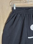 Jsmix Harem Jogger Low Crotch Pants Boys L Elastic Waist Baggy Hip Hop Black