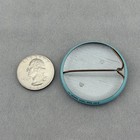 Vintage 70s Love Is   a Sunny Feeling Rainy Day Kim Casali Pinback Button  60285