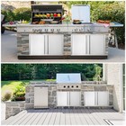 Bi-dtool Outdoor Kitchen Door 26  W X 24  H 304 Brushed Stainless Bbq Island