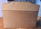 Vtg Tilso Japan Wooden 7 Drawer Sewing Notions Wall Cabinet Handpainted 
