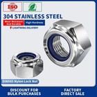 Nylon Insert Hex Lock Nuts M2 M2 5 M3 M4 M5 M6 M8 M10 M12 M14 M16 M18 M20