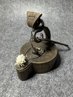 Antique German Mining Lamp Approx  1920        rote Erde    Engrv  Brass Lantern  107
