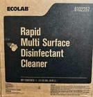 Ecolab Rapid Multi Surface Disinfectant Cleaner 6102257 2 5gal