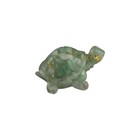 2 Pcs Crystal Turtle Figurine Healing Stone Animal Statue Home Office Decor