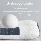 1pcs Neck Pillow For Sleeping Soft  Adjustable Ergonomic Contour Support Pillow