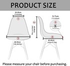 Mid Century Modern Dining Chair Covers Shell Chair Cover Lounge Armless Chair