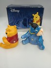 Walt Disney Winnie The Pooh   Eeyore Hugging Salt   Pepper Set Magnetic Westland