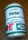 Waxed Linen Cord Lacing Cord 4-cord Natural Thread Rug Braiding Weaving Twine