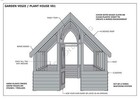 Garden House   Glass House - Grow Vegies   Plants - V01 - Building Plans 3d   2d