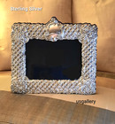 Vtg Sterling Silver  925  Repousse Photo Frame Made In Usa