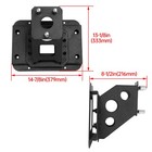 New Rear Spare Tire Carrier Rack For Jeep Wrangler Jk Jku Unlimited 07-18