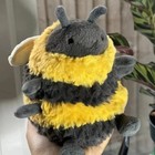 2025 New Cute Bee Plush Toy Soft Stuffed Animal Honeybee Cuddly Doll Gift