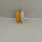Vintage 1970s Genuine Duncan Butterfly Yo-yo W yellow White Red Colors Plastic