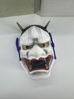 Vintage 2  Small Japanese Pottery Made Hannya Mask   Asian Antique Demon
