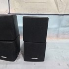 Bose Acoustimass Double Cube Speakers Black Set Of 4 Untested See Photos