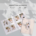 Mini Polaroid Photo Album Book 208 Photos 2x3 Inch Pictures For Fujifilm Instax