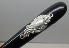 Vintage Shoe Boot Corset Lace Button Hook Silver Art Nouveau Embellished Tool