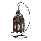 Vintage Iron Frame Natural Crystal Salt Rock Lamp Air Purifier Room Night Light