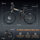 Flyrun 26  Folding Commuter Ebike 7 Speed Peak 750w 48v Electric Bike For Adults
