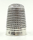 Antique Edwardian Sterling Silver Sewing Thimble - Stunning Condition - 1903
